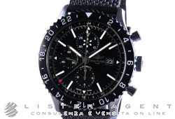 BREITLING Chronoliner Blacksteel in black Pvd steel AUT Ref. M2431013/BF02/256S. NEW!