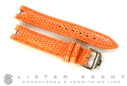 BAUME & MERCIER strap standard for Mod. Linea lady MM 14 in Lucertola Orange Ref. MX0012VQ. NEW!