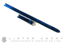 BAUME & MERCIER strap a laccio for Mod. Linea lady MM 14 in vitello blue elettrico Ref. MX0012VH. NEW!