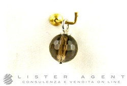 KIDULT pendant Petite-Boule collection Swing in 925 silver and fumé quartz Ref. 143096. NEW!