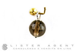 KIDULT pendant Boule collection Swing in 925 silver and fumé quartz Ref. 143102. NEW!