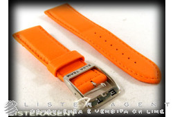 ELBA TEAM strap in orange leather lug MM 23 Ref. 0330. NEW!