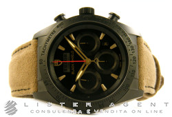 TUDOR Black Shield Chronograph automatic in black Pvd steel AUT Ref. M42000CN-0016. NEW!