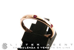 POMELLATO Milano ring in 18Kt rose gold and pink sapphires Ref. AA104O7ZR. NEW!