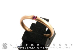 POMELLATO Milano ring in 18Kt rose gold and pink sapphire Ref. AA002SO7ZR. NEW!