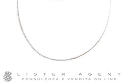 DODO by Pomellato necklace in 18Kt white gold cm 40 Ref. DGOB40. NEW!