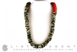 DELIGT necklace lunga with coloured elastics Ref. CL1005. NEW!