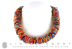 DELIGT necklace corta with coloured elastics Ref. CL1003. NEW!