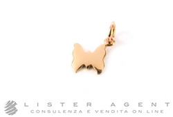 DODO by Pomellato pendant small size Butterfly in 9Kt rose gold Ref. D6FAP9. NEW!