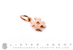 DODO by Pomellato ciondolo Hasthag in oro rosa 9Kt Ref. DMHASH9. NUOVO!