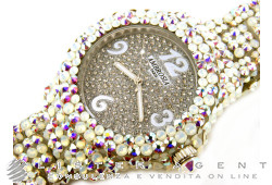 AMBROSIA PARIS watch Glitter in plastic with Strass Ref. WW3230105. NEW!