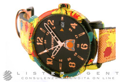 BELFORT Street Art Orange 01 in coloured Pvd steel Black Ref. BELSTRE. NEW!