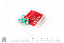 DODO by Pomellato small plastic bag with 10 Grains in 925 silver and turquoise resin. NEW!