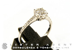 ANELLO in18Kt white gold with diamonds  ct 0,30 Size 15 Ref. CAPR7011BB. NEW!