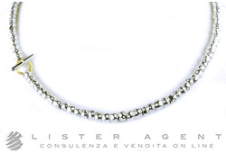 DODO by Pomellato necklace Choker in 925 silver and 18Kt yellow gold Ref. DKG31. NEW!
