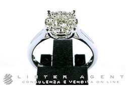 NY NAI ring in 18Kt white gold with diamonds ct 0.55 Ref. GAX1808. NEW!