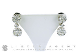 NY NAI earrings in 18Kt white gold with diamonds ct 0.83 Ref. GOX1045F. NEW!