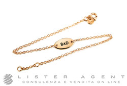 DODO by Pomellato bracelet Good-Bad in 9Kt rose gold Cm 18 Ref. DB11/9/GOOD/18/K. NEWO!