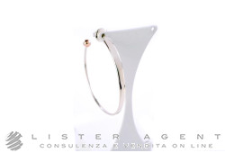 DODO by Pomellato mono earring in 925 silver and 9Kt rose gold Ref. DOHRM29APLF. NEW!