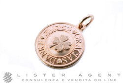 DODO by Pomellato pendant Coin in 9Kt rose gold Ref. DMTHANKS9. NEW!