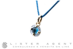 POMELLATO M'ama non m'ama pendant in 18Kt rose gold with London topaz ct 0,58 and diamonds ct 0,05 Ref. MB807B9O7OY. NEW!