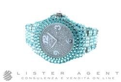 AMBROSIA PARIS Glitter watch in plastic with Swarovski stones Ref. ORWW3230105. NEW!