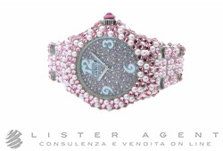 AMBROSIA PARIS orologio Glitter in plastica con pietre Swarovski e perline Ref. ORSW3230283. NUOVO!