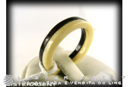 RING bicolour in horn Size 15. NEW!