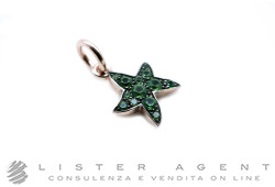 DODO by Pomellato ciondolo Stella Marina in oro rosa 9Kt e tsavoriti Ref. D3STP/9/TZ. NUOVO!