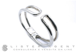 UNO DE 50 bracciale rigido in lega ZAMA rivestita in argento Ref. PUL1762MTL0000M. NUOVO!