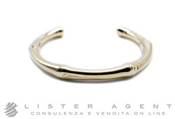 BRACCIALE Bamboo in metallo placcato oro giallo Ref. BR235. NUOVO!
