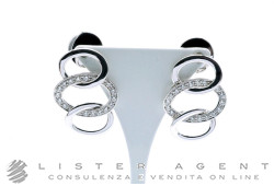 POMELLATO orecchini Brera in oro bianco 18Kt e diamanti ct 0.60 Ref. O.B910/B9. NUOVO!