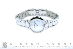 BAUME & MERCIER Classima Lady in acciaio Bianco Quarzo Ref. MOA10489. NUOVO!