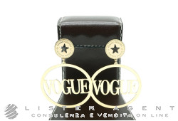 GLAM STYLE orecchini Bonne Chance Vogue in metallo laminato oro giallo Ref. BO1208. NUOVI!