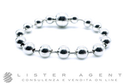 BRACCIALE Sfere in metallo brunito Ref. BR395. NUOVO!