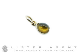 DODO by Pomellato Drop of Honey pendant in 18Kt yellow gold and recycled glass Ref. DMDROP/OG/GLG. NEW!