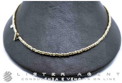 DODO by Pomellato Mini Granelli necklace in 18Kt yellow gold and steel 42 cm Ref. DCC0002_GRANX_GOGMX. NEW!