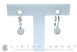 NY NAY by Fani Flower earrings in 18Kt white gold with diamonds ct 0.56 Ref. GOX1194. NEW!