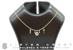 GLAM STYLE collana con ciondoli in metallo laminato Ref. 1036. NUOVA!