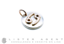 DODO by Pomellato Ciondolo Zodiaco Cancro in argento e oro rosa 9Kt Ref. DMC2007_ZODCN_0009A. NUOVO!