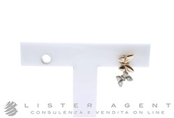 DODO by Pomellato orecchino singolo sinistro Farfalla Prezioso in oro rosa 9Kt e diamanti brown ct 0.04 Ref. DHC2007_LBFLY_DB09R. NUOVO!