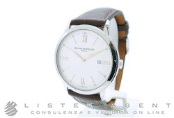 BAUME & MERCIER Classima 10415 in acciaio Argenté Ref. M0A10415. NUOVO!