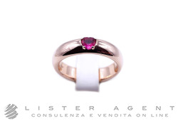 DODO by Pomellato anello Cuore in oro rosa 9Kt e rubino sintetico ct 0.23 Ref. DAC3000_HEART_SR09R. NUOVO!