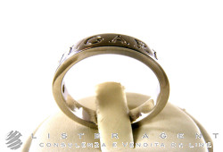 BULGARI ring in 18Kt white gold and diamond Size 18 Ref. AN853348. NEW!
