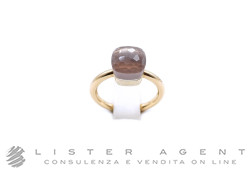 POMELLATO anello Nudo Petit in oro rosa e bianco 18Kt con Quarzo Rosa Misura 12 Ref. PAB4030_O6000_000QR. NUOVO!