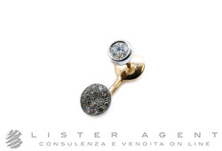 POMELLATO orecchino singolo Sabbia in oro rosa 18Kt con diamante bianco e diamanti Brown Ref. PHC3052_O6BWR_DB0BR. NUOVO!