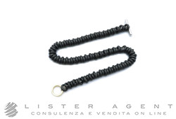 DODO by Pomellato bracciale Rondelle in titanio, catena e t-bar in argento 925 e anello brisè in oro giallo 18Kt Ref. DBB9004_RONDE_000MX. NUOVO!