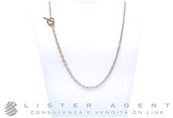 DODO by Pomellato collana Essentials in oro rosa 9Kt  anello brisè in oro bianco 18K Ref. DCA6000_CHAIN_0009R. NUOVO!
