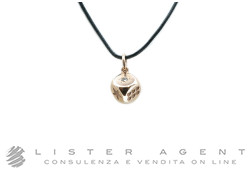 DODO ciondolo Dado Limited Edition in oro rosa 9Kt e diamante brown ct 0.03 Ref. DMC4003_DICES_BR09R. NUOVO!