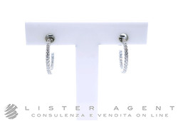 CHIARA FERRAGNI orecchini Cerchietto in argento 925 e zirconi Ref. J19AXD08. NUOVI!
